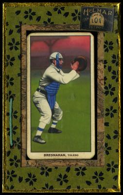 Picture, Helmar Brewing, T206-Helmar Card # 101, Roger BRESNAHAN (HOF), Awaiting throw, Toledo Iron Men